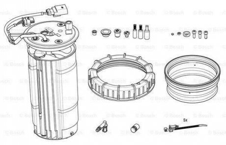 F01C600244 Bosch Дизельні компоненти