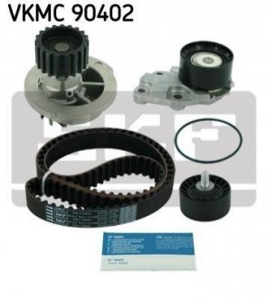 VKMC 90402 SKF Роликовий модуль натягувача ременя (ролик, ремень, помпа)
