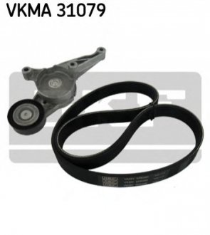 VKMA 31079 SKF Роликовий модуль натягувача ременя (ролик, ремінь)