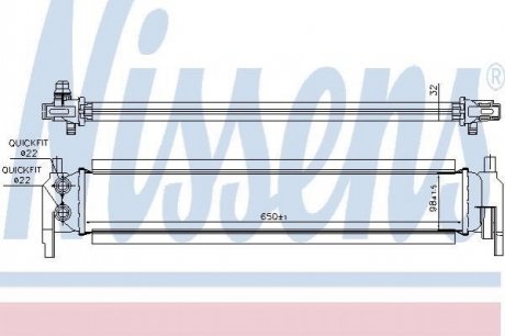 65318 Nissens Радиатор охолоджування