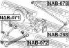 NAB-071 FEBEST Сайлентблок тяги продольной NISSAN TERRANO II 93-07 зад. мост (Пр-во FEBEST) (фото 2)