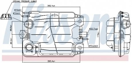 996041 Nissens Розширювальний бачок