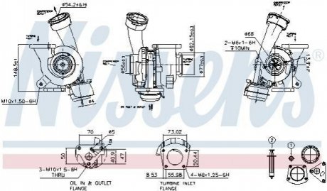 93244 Nissens Турбокомпресор First Fit