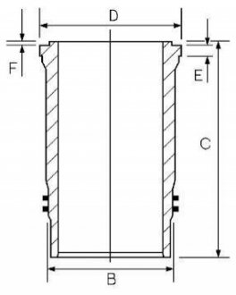 14-456000-00 Goetze  Гільза циліндра