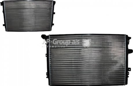 1114208500 JP Group  Радіатор охолодження двигуна Tiguan/Sharan/Alhambra 07-