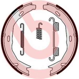 S50522 Brembo Гальмівні колодки барабані