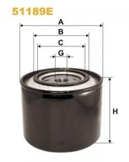 51189E WIXFILTRON Масляний фільтр