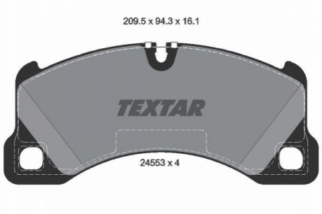 2455301 TEXTAR Комплект гальмівних колодок