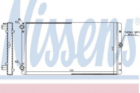 65301 Nissens Радіатор охолоджування