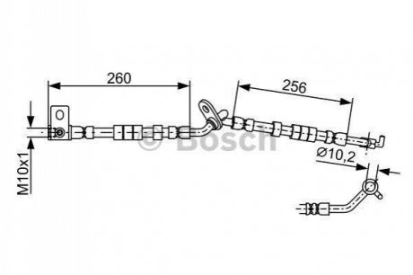 1 987 481 950 Bosch Шланг гальмівний