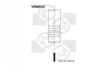 V998919 BGA  Клапан двигуна