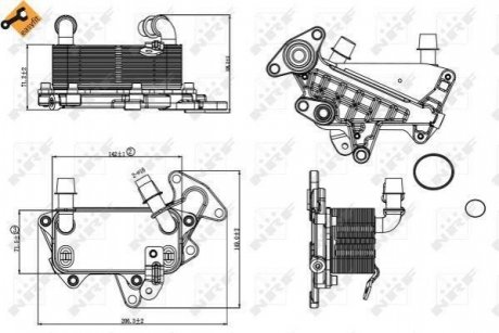 31264 NRF Масляний радіатор