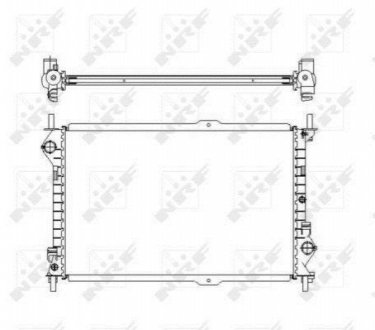 54755 NRF Радіатор охолоджування