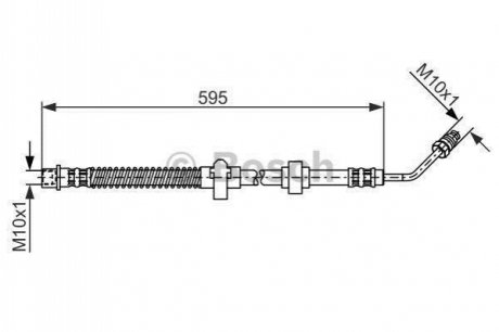 1 987 476 374 Bosch Шланг гальмівний