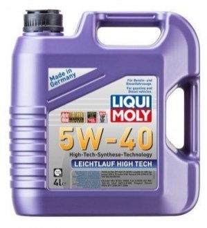 2595 LIQUI MOLY ОЛИВА МОТОРНА LEICHTLAUF HIGH TECH 5W-40 4Л