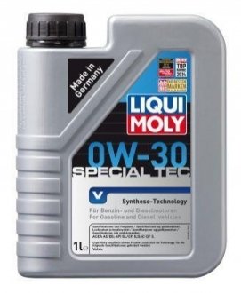 2852 LIQUI MOLY ОЛИВА МОТОРНА SPECIAL TEC V 0W-30 1Л