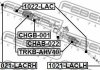 CHAB-022 FEBEST Втулка рульової рейки (фото 2)