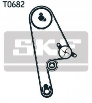 VKMA 93500 SKF Роликовий модуль натягувача ременя (ролик, ремень)