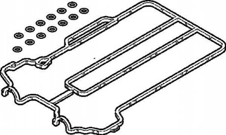 392.470 Elring Комплект прокладок, крышка головки цилиндра OPEL 1,0 12V A10XEP/Z10XE/Z10XEP (пр-во Elring)