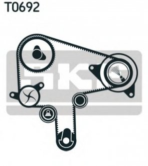 VKMC 94920-1 SKF Комплект (ремень+ролик+помпа)