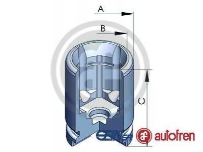 D02526 AUTOFREN SEINSA Елементи гальмівного супорта