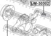 LM-30302 FEBEST Підшипник кулака повортного (фото 2)