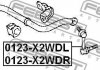 0123-X2WDL FEBEST Тяга / Стойка стабілізатора (фото 2)