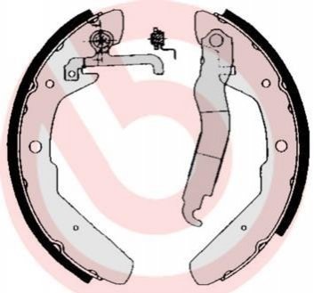 S85 517 Brembo Гальмівні колодки барабанные