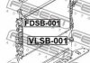 FDSB-001 FEBEST Втулка кріплення радіатора (фото 2)
