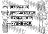 HYSI-ACRLOW FEBEST Прокладка пружини підвіски (фото 2)