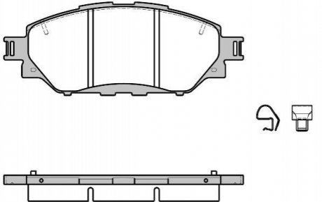 21671.04 ROADHOUSE Гальмівні колодки дискові