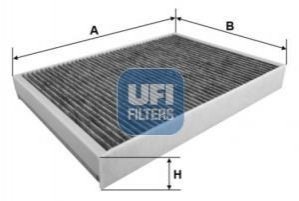54.293.00 UFI Фільтр салону вугільний