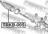 TRKB-005 FEBEST Пильовик рульової рейки (фото 2)