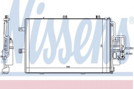 94721 Nissens Радiатор кондицiонера