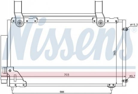 94735 Nissens Радiатор кондицiонера