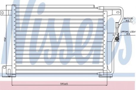 94346 Nissens Радiатор кондицiонера