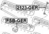 FSB-GER FEBEST Втулка стабілізатора (фото 2)