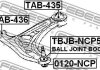 TAB-435 FEBEST Сайлентблок підвіски (фото 2)