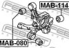 MAB-114 FEBEST Сайлентблок підвіски (фото 2)