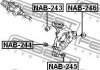 NAB-243 FEBEST Сайлентблок підвіски (фото 2)
