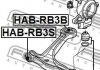 HAB-RB3S FEBEST Сайлентблок підвіски (фото 2)