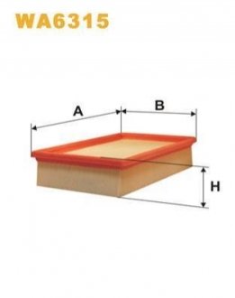 WA6315 WIXFILTRON Фільтр повітряний
