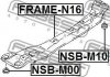 NSB-M10 FEBEST Втулка підрамника (фото 2)