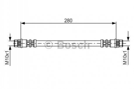 1987476517 Bosch Гальмівний шланг