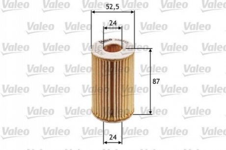 586512 VALEO  Фільтр масляний