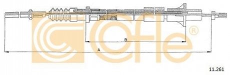 11.261 COFLE Трос сцепление