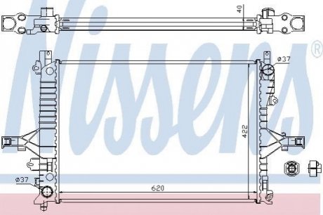 65557A Nissens Радіатор охолоджування