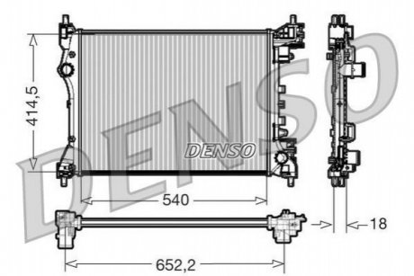 DRM01005 Denso Радіатор