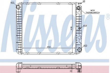 65525A Nissens Радiатор