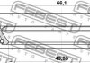 95HDS-51660810X FEBEST Сальник (фото 2)